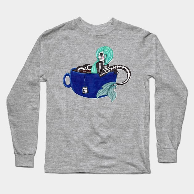 Boo-tea Long Sleeve T-Shirt by nannonthehermit